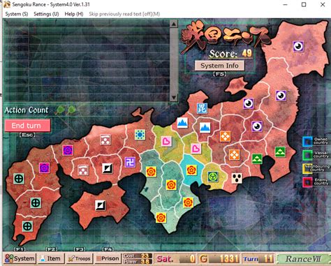 Map progressions 地図のタイムライン previous next 1560 1570 1575 1582 1584 1586 1590 1591 1600 1614. Kaguya Plays Sengoku Rance - Part 1 - Oda Free For All - Kaguya Does VNs - Fuwanovel Forums