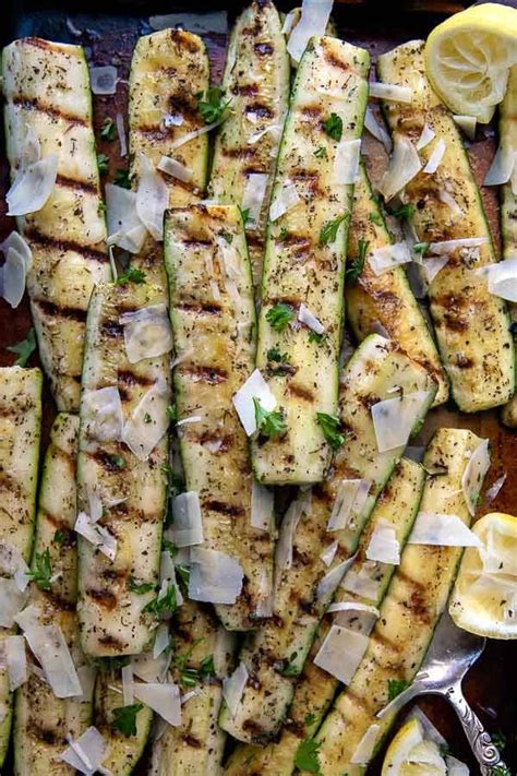 When zucchini is tender, remove from. Grilled Zucchini and Squash Recipe | Easy Parmesan Summer ...