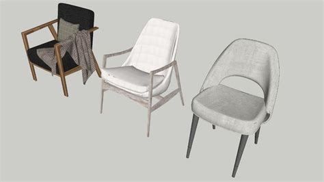 Selection of differrent styles of chairs and tables that might be in a cafe setting, or the home. OT GRUP - 3D Warehouse | Ghế, Tủ bếp