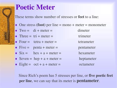 PPT - Poetic Meter PowerPoint Presentation, free download - ID:726469
