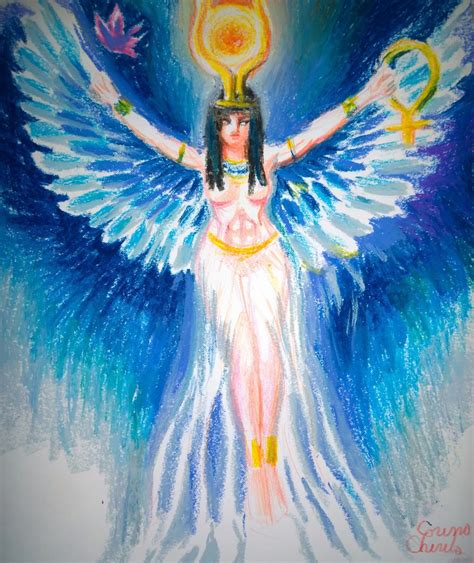 Isis was, in egyptian mythology, goddess of fertility and motherhood. ♥*CORinAZONe ART- The art of Corina Chirila*♥*:...: The ...