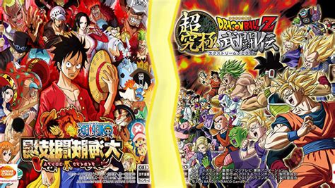 Chōzenshū and dragon ball full color. Cross-Over Play Announced For Dragon Ball Z and One Piece On 3DS!! - Fighting Games Online