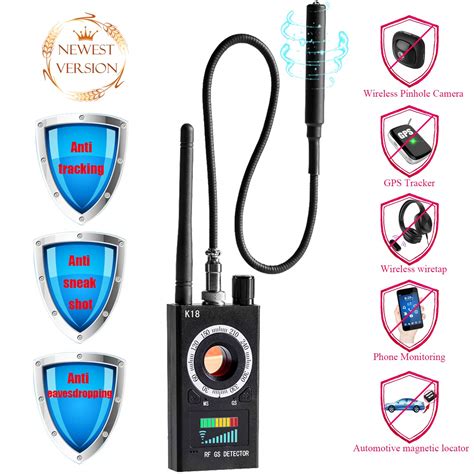 In the box rf wireless signal detector wand lanyard attachment clip. Bug Detector rf Signal Detector Anti Spy Detector Hidden ...