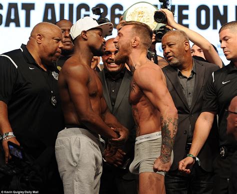 Great body massaging, a bit of wrestling and really love how they start to kiss and stick out there tongues together. Conor McGregor vs Floyd Mayweather fight countdown begins ...
