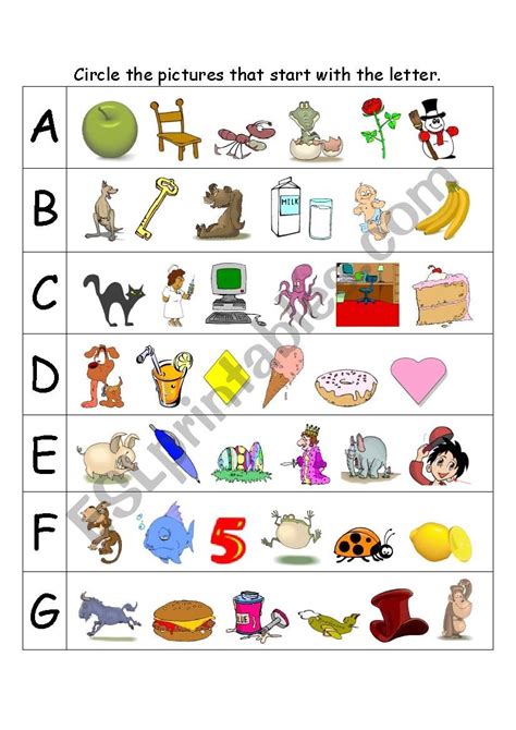 May 17, 2016 · the town of broome in western australia is pushing to become the first bilingual town in australia by teaching all kids yawuru, the local indigenous language. ABC... Circle the pictures - ESL worksheet by amiha88