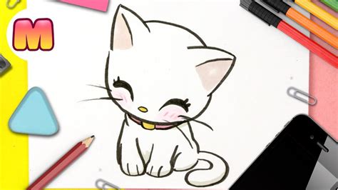 Aquí tienes otro sitio web donde puedes ver un tutorial sobre como. COMO DIBUJAR UN GATO KAWAII - dibujos kawaii faciles ...