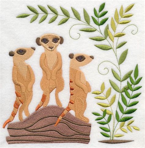 Embroidery pattern showing a cat sitting on the traditional red pillow with tassels, holding a green ball. meerkat embroidery designs | Machine Embroidery Designs at ...