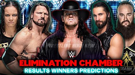 Wwe champion drew mcintyre vs. WWE Elimination Chamber 2020 Results ! Winners ...