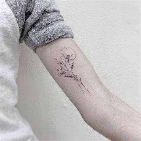 I had originally planned to get my long awaited tattoo before. KAYLA HANG on Instagram: "California poppy to symbolize ...