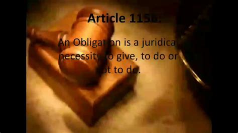 This definition specifically pertains to civil obligation in difference to natural obligation. Laws on obligation and Contracts - YouTube