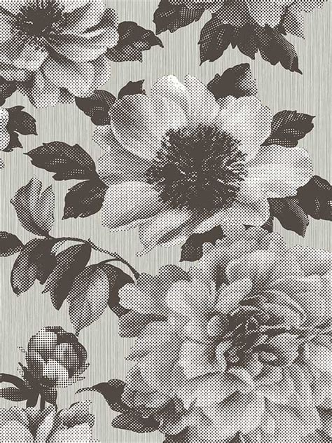 Seabrook wallpaper in neutrals ld80505. Floral Wallpaper UK11105 by Seabrook Wallpaper