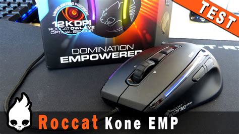 In addition to the outstanding sensing unit and basic comfort, the kone emp additionally features rgb strips per side of the mouse. FR Test Roccat Kone EMP - Souris Gamer Droitier - YouTube