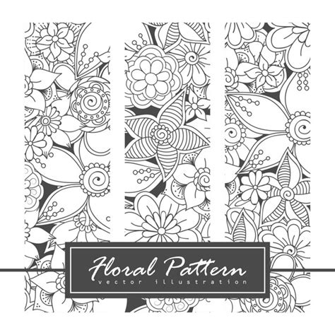 The zentangle method is a trademarked process based on a theory developed by founders rick roberts and maria thomas. Vector zentangle patronen. zwart en wit abstract floral ...