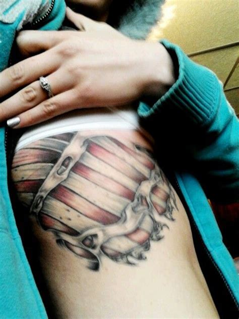 The ribs partially enclose and protect the chest cavity, where many vital organs (including the heart and the lungs) are located. Rib cage | Human body, Animal tattoo