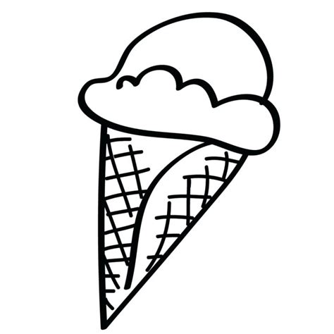 Learn how to draw ice cream for kids pictures using these outlines or print just for coloring. Ice Cream Drawing For Kids | Free download on ClipArtMag