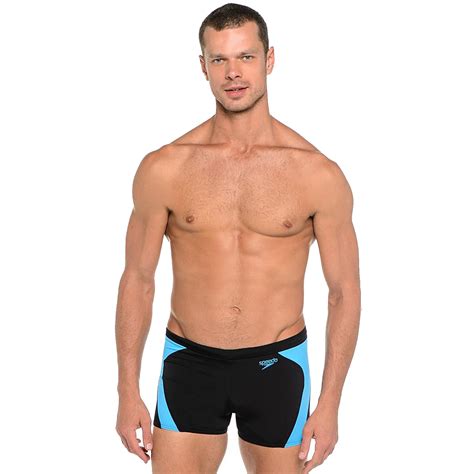 Speedo Men's Monogram Graphic Aqua Short Jammer Swim Tight Swimming