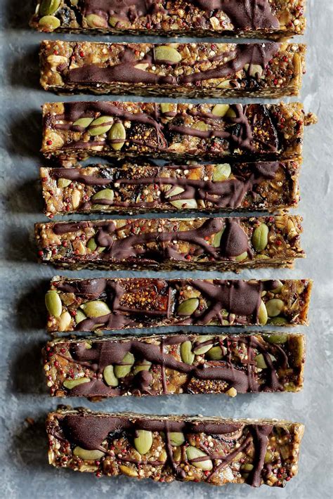 Granola bars also contain fats and sugars. Superfood Nut Free Granola Bars Recipe | Ambitious Kitchen