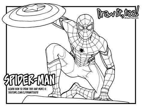 Showing 12 coloring pages related to spider man homecoming. More Marvel Trailers! GOTG Vol. 2! Spider-Man: Homecoming ...