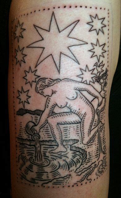 Earth, air, fire, water, and spirit. Tarot Star by by Duke Riley | Tattoos, Tarot tattoo ...