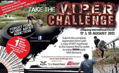 The sporting event isn't just a test of strength and endurance, but also has at its heart the spirit of the men and women who participate. Asia's Biggest Ever Obstacle Challenge - The Viper ...