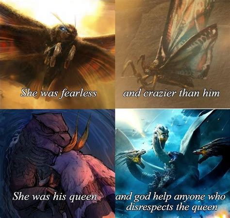 Memes must be related to godzilla in image (text does not have to be related to godzilla, but the this does not include ironic memes or humor posts. She was his queen | Godzilla comics, Godzilla, All ...