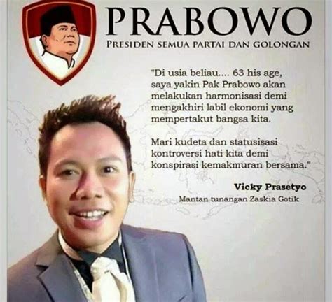 Berbagai kumpulan kata kata sindiran yang lucu, halus, menyakitkan, tentang cinta untuk pacar, mantan pacar, teman, orang sombong dan lainnya. Berikut ini 100 gambar lucu blunder politik prahara prabowo dan timsesnya yang memuat berbagai ...