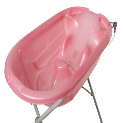 Water level in the tub should be less than 4.5 es. Dream On Me 2 Position Baby Bather Bath Tub in Pink in ...