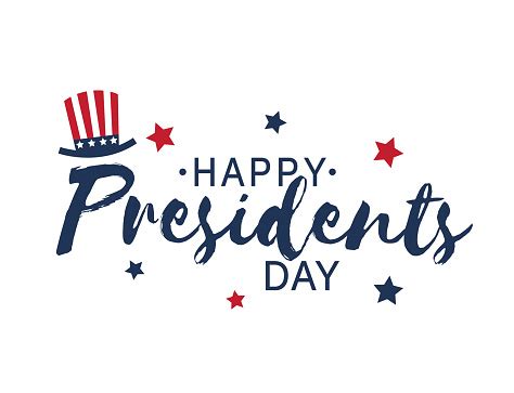 Check spelling or type a new query. Happy Presidents Day Vintage Lettering On White Background ...