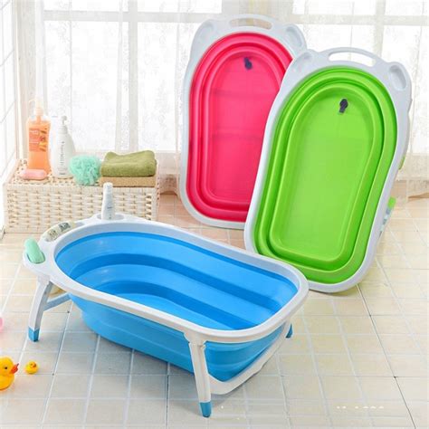 Happy child bathes in bathtub at home. Children Folding Bath Tub - Kids, Moms Online Store - Dumsmall