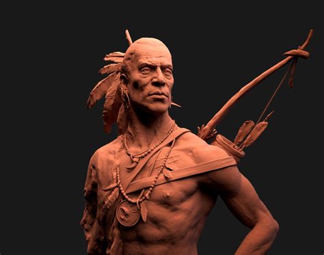 The Hunter- Clay render by santhoshracha · 3dtotal · Learn | Create | Share