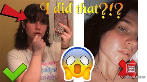 The worst case scenario is that you have to try again in a month! RECUTTING MY BANGS! (DO NOT TRY THIS MY WAY) - YouTube