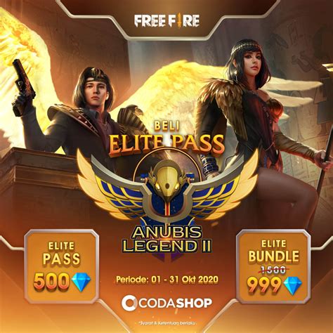 Free fire redeem codes latest by garena free diamond, guns skins and other rewards for free. Garena Free Fire's October Elite Pass - Anubis Legend II ...