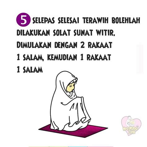 Kalau nak solat terawih di rumah pun boleh sebenarnya. Panduan Solat Sunat Terawih Sendirian Bagi Ibu-ibu Di ...