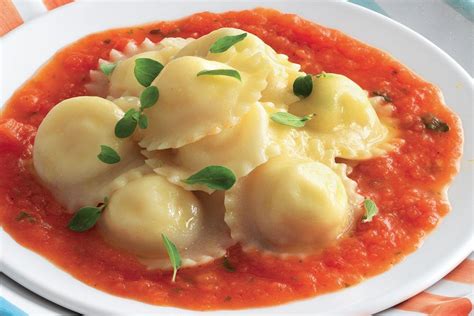 Puoi preparare una porzione in pochi minuti. Ricetta Ravioli capresi