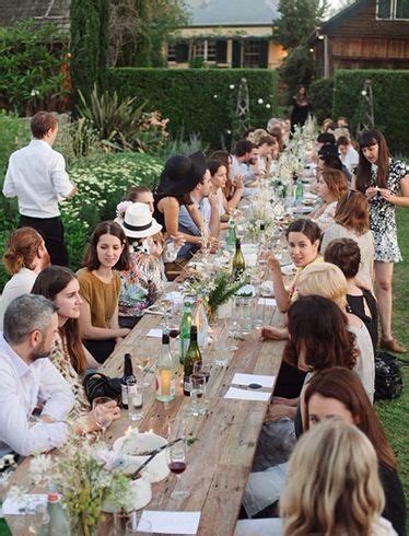 Dietary restrictions should never stand in the way of a party. Long table outside | 2015 wedding trends, Family style ...