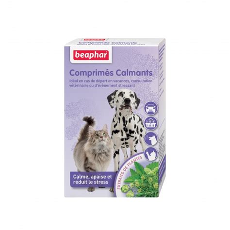 Cette méthode est complètement naturelle et n'a aucun effet. Comprimés Calmants Beaphar : Anti-stress pour chien et ...