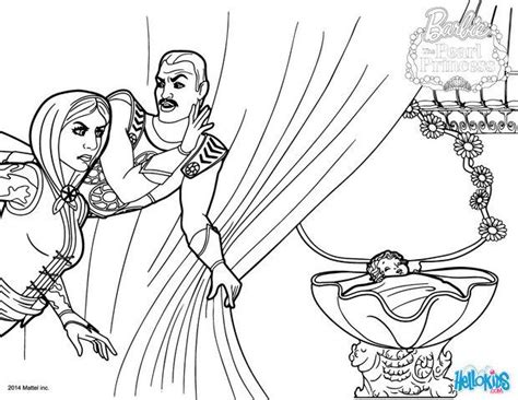 The princes barbie and ken. pearl princess coloring pages - Vingel