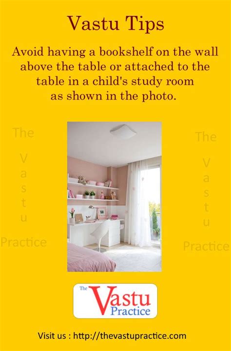 The size of the study table should not be too big or too small. Vastu Guidelines for Children's Study Room | Study table ...