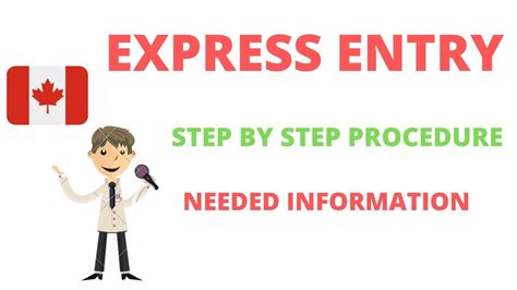 This is a video is a step by step guide to create express entry profile for canada pr, so that you can take control of your immigration profile and not. Express Entry - Step by Step Procedure for creating a ...