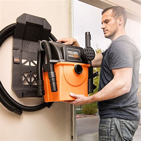 The box was shaped roughly the size of a metal tool box and the heft to match. RIDGID Wet Dry Vacs VAC5000 Portable Wall Mount Wet Dry ...