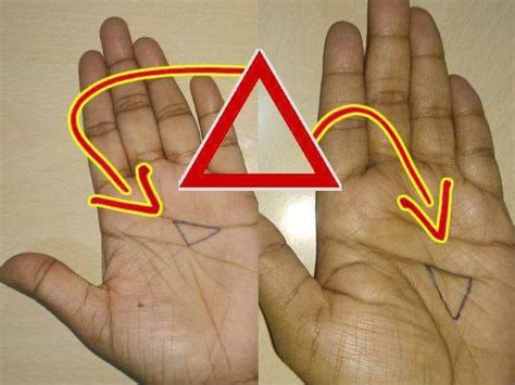 Money is shown by a fine curving line beside the base of the apollo finger on the side of the mercury finger. What Does A Triangle On Your Palm Mean? - Boldsky.com