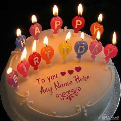 Happy birthday wishes, quotes, messages, status, cake & greeting images. Happy Birthday Cake With Candle With Name Edit