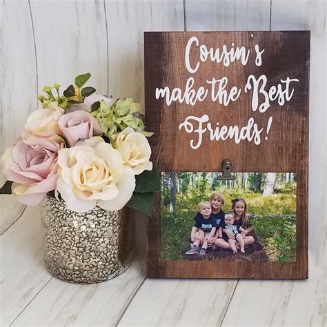 Maybe you would like to learn more about one of these? Cousin gift - Cousins make the best friends - cousin photo ...