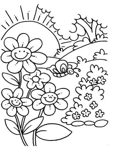 Free spring coloring pages for toddler spring is a good time to get creative our spring coloring books are perfect for preschool and kindergarten to print and color flowers bee rabbit and butterfly. Spring Coloring Pages - Best Coloring Pages For Kids ...