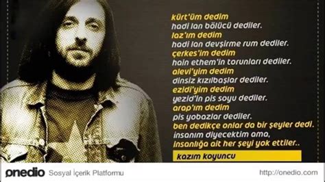 10 yıl önce 25 haziran'da kaybettiğimiz karadeniz müziğiyle rock müziği birleştiren, efendiliğiyle herkesin gönlünü kazanan şair ceketli kazım koyuncu, hala şarkılarda sözlerinde yaşıyor. Kazım Koyuncu - Bu Hayat Böylemi Olur - YouTube