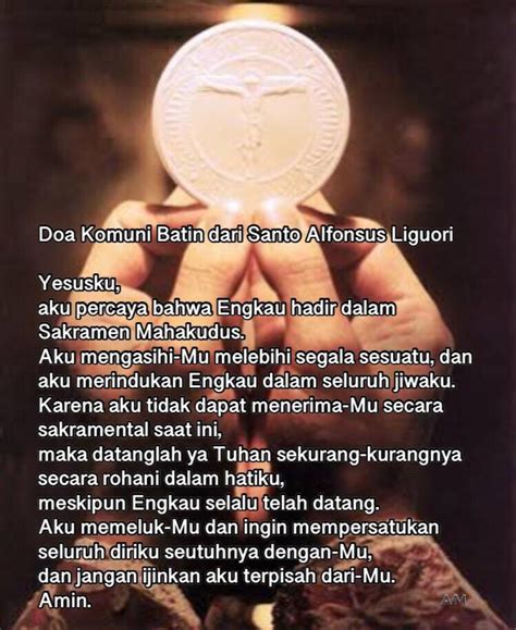 Doa ini diucapkan oleh paus fransiskus engkau, keselamatan umat roma, tahu apa yang kami butuhkan, dan kami percaya bahwa engkau sudi memenuhi kebutuhan itu sehingga, seperti di. Doa Aku Percaya Katolik : Doa Aku Percaya Katolik Panjang ...