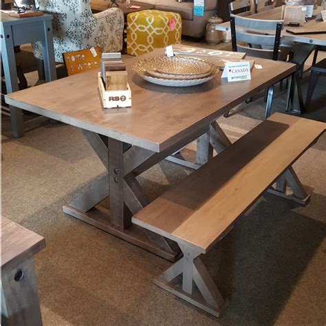 Earhart slate reclining living room set. SALE Truss Dining Set- Fanny's Furniture Kelowna, BC