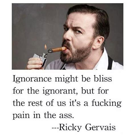 Here are 21 ricky gervais quotes to laugh your way. so tru | Gervais, Funny quotes, Ricky gervais