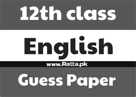 You have come to the right place. 12Th Class English Guide Sindh Text Board Ratta. : The ...
