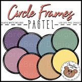 Pastel Circle Frames Clipart | Clip art, Circle frames, Circle frames clipart